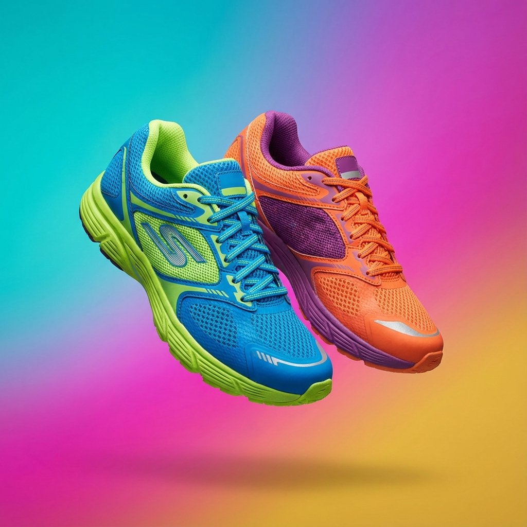 Zapatillas después de edición